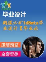 鶴煤六礦1d8mta畢業(yè)設計【畢業(yè)論文+綜合柱狀圖+采掘工程圖、煤層底板等高線圖+儲量圖+地形地質(zhì)圖+煤層底板等高線圖等】