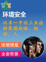 遠卓－中遠工業(yè)涂料集團戰(zhàn)略、組織、人力資源規(guī)劃咨詢?nèi)福?34m）