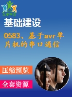 0583、基于avr單片機(jī)的串口通信